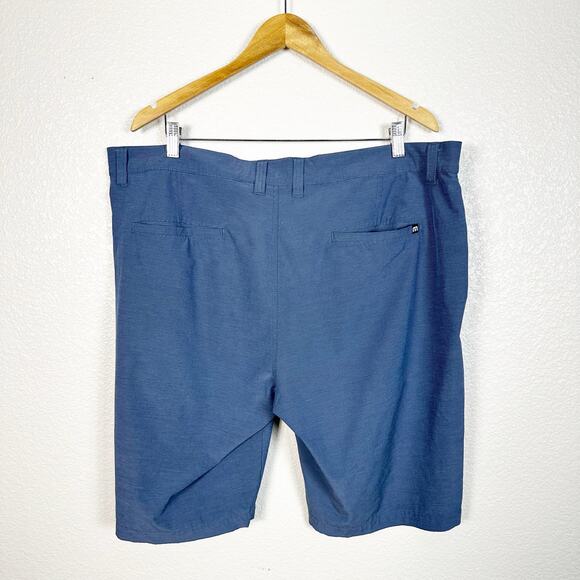 Travis Mathew Mens Beck Golf Shorts 10” in Vintage Indigo Blue Size 40 - Picture 5 of 11